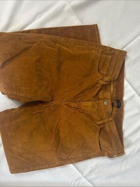 J. Crew Corduroy tapered-Leg Pants in Rust